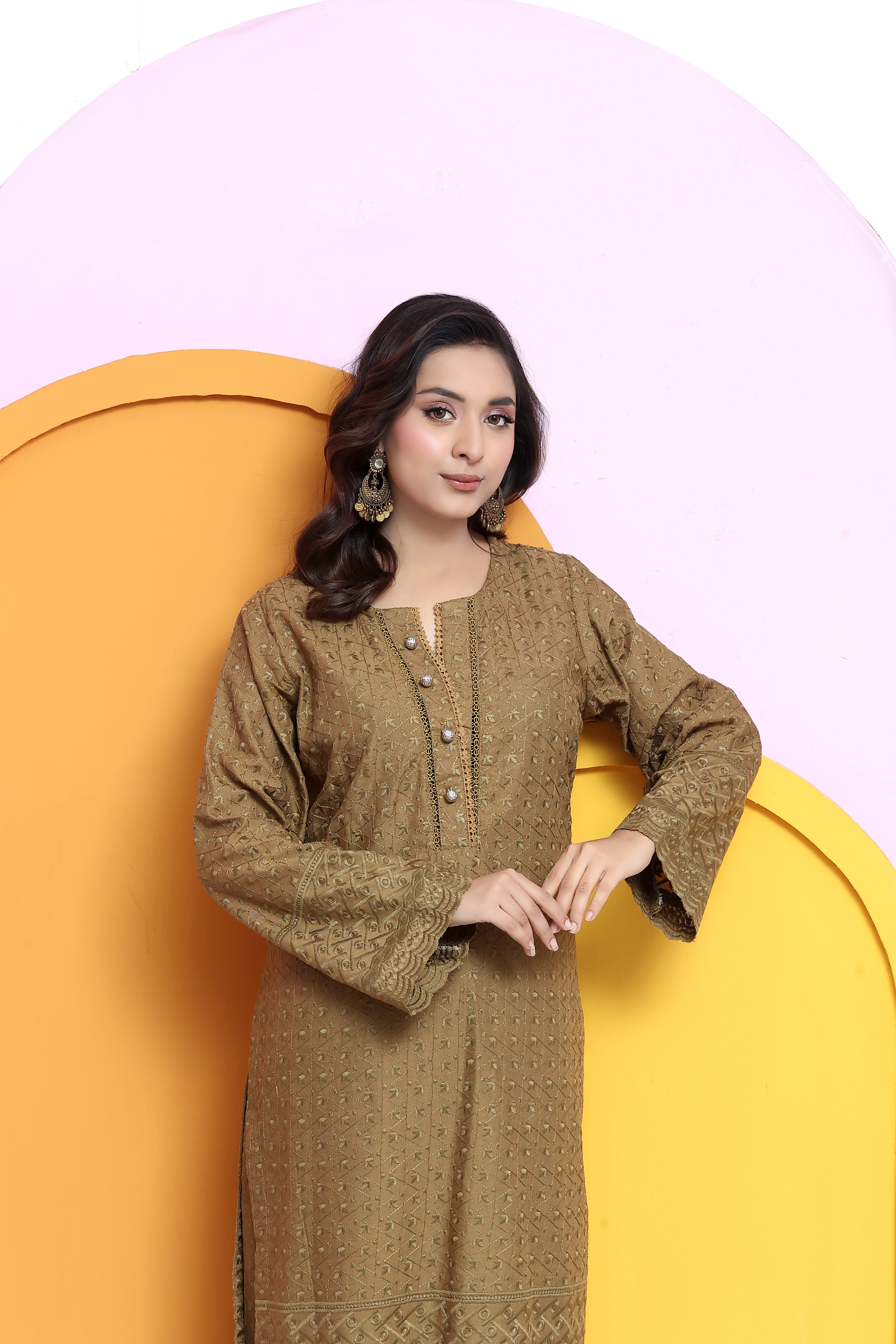 Premium Chikankari Ready-to-Wear 2pcs suit