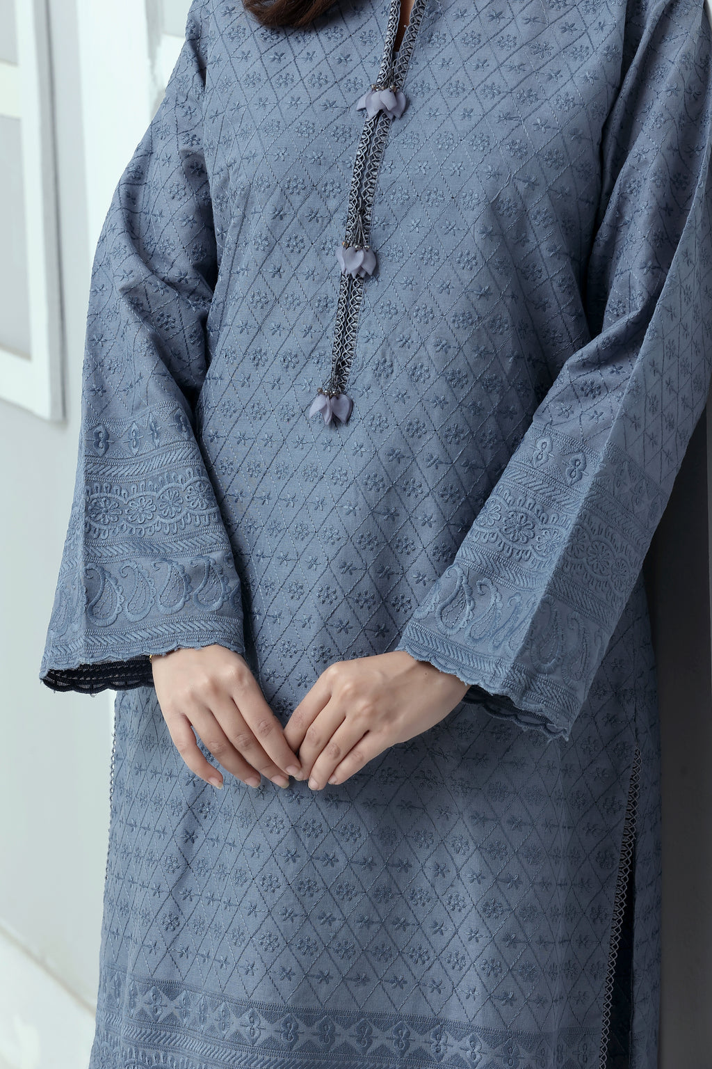 Surmai Premium Chikankari Ready-to-Wear 2pcs suit