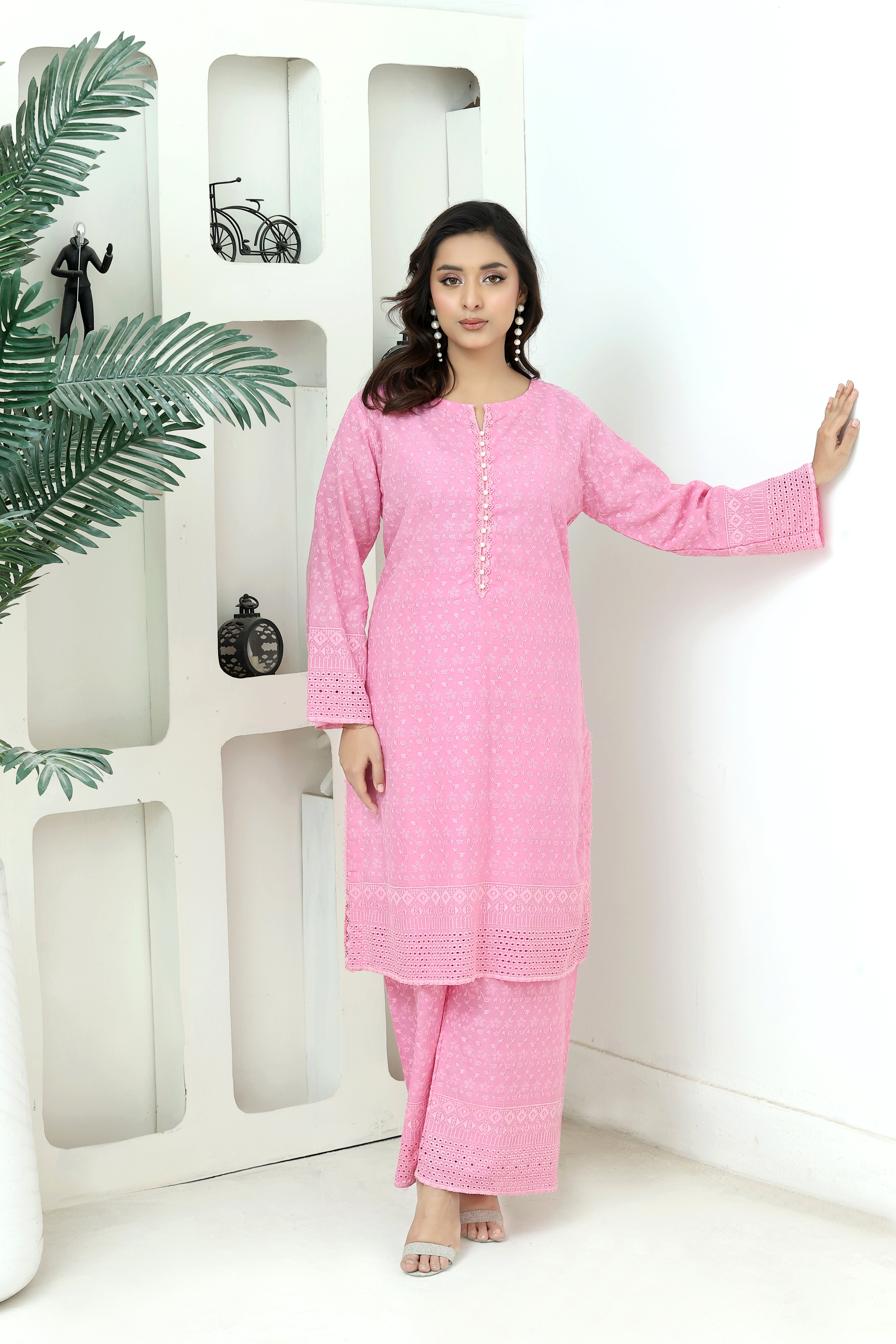 Premium Chikankari Ready-to-Wear 2pcs suit