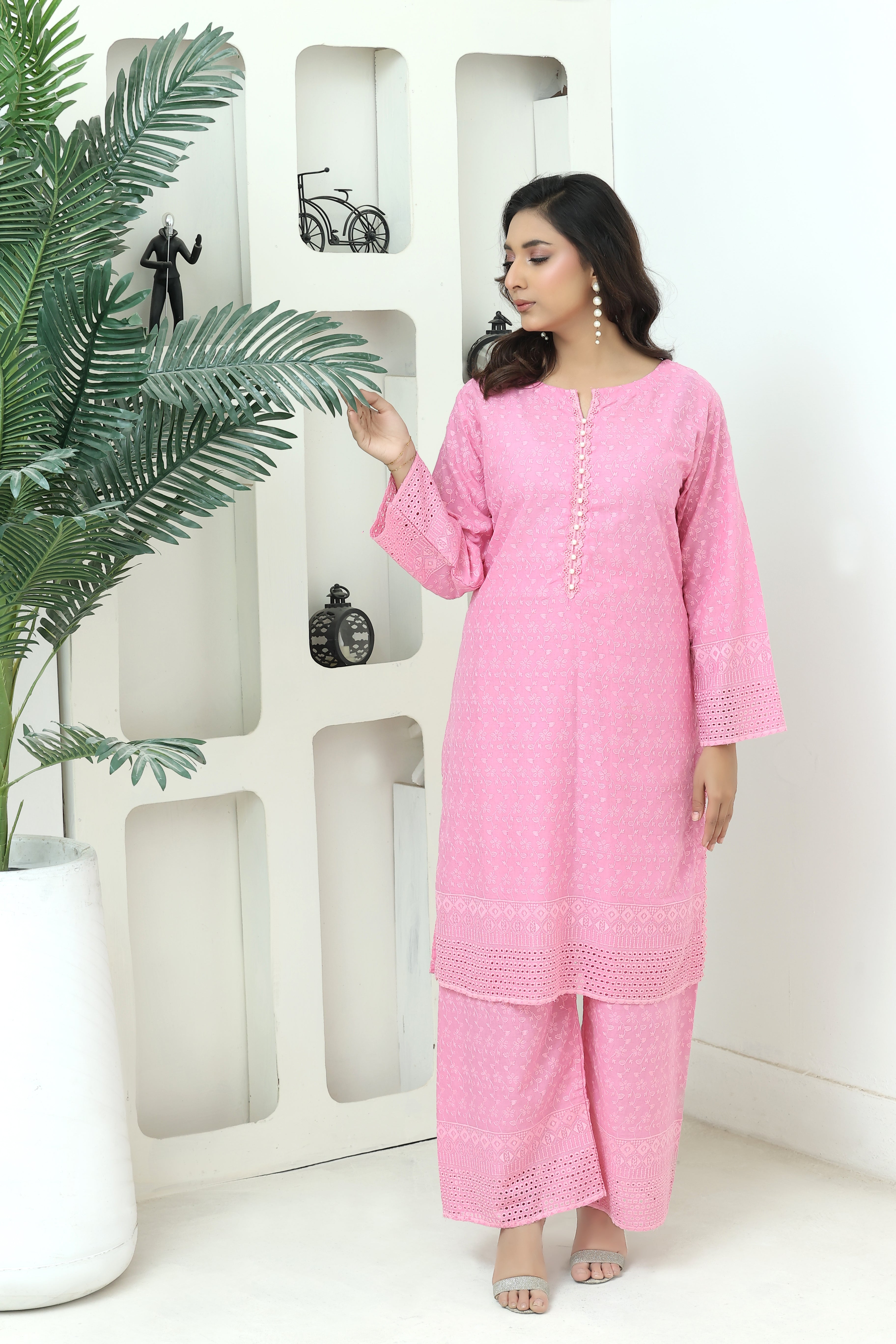 Premium Chikankari Ready-to-Wear 2pcs suit