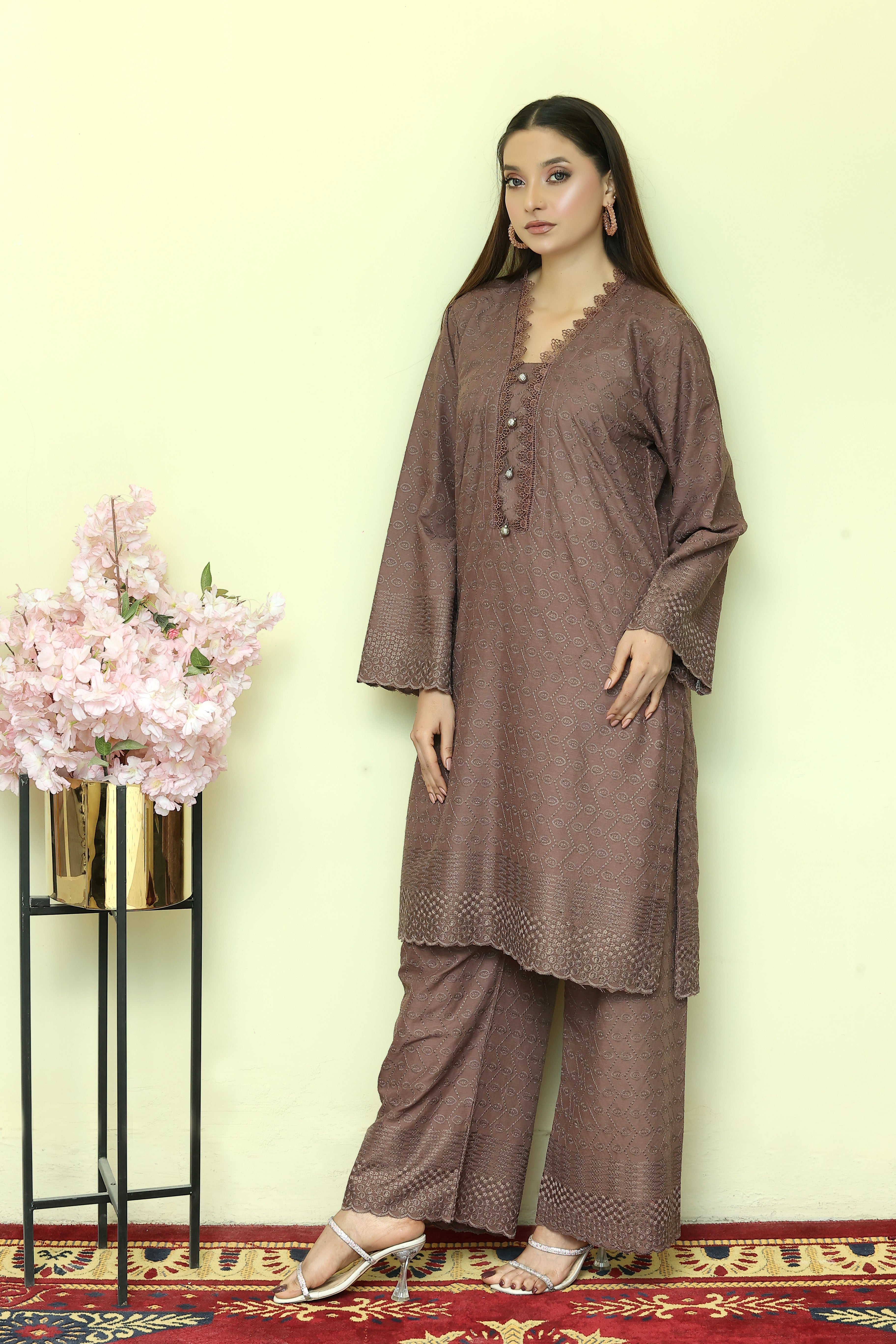 Premium Chikankari Ready-to-Wear 2pcs suit