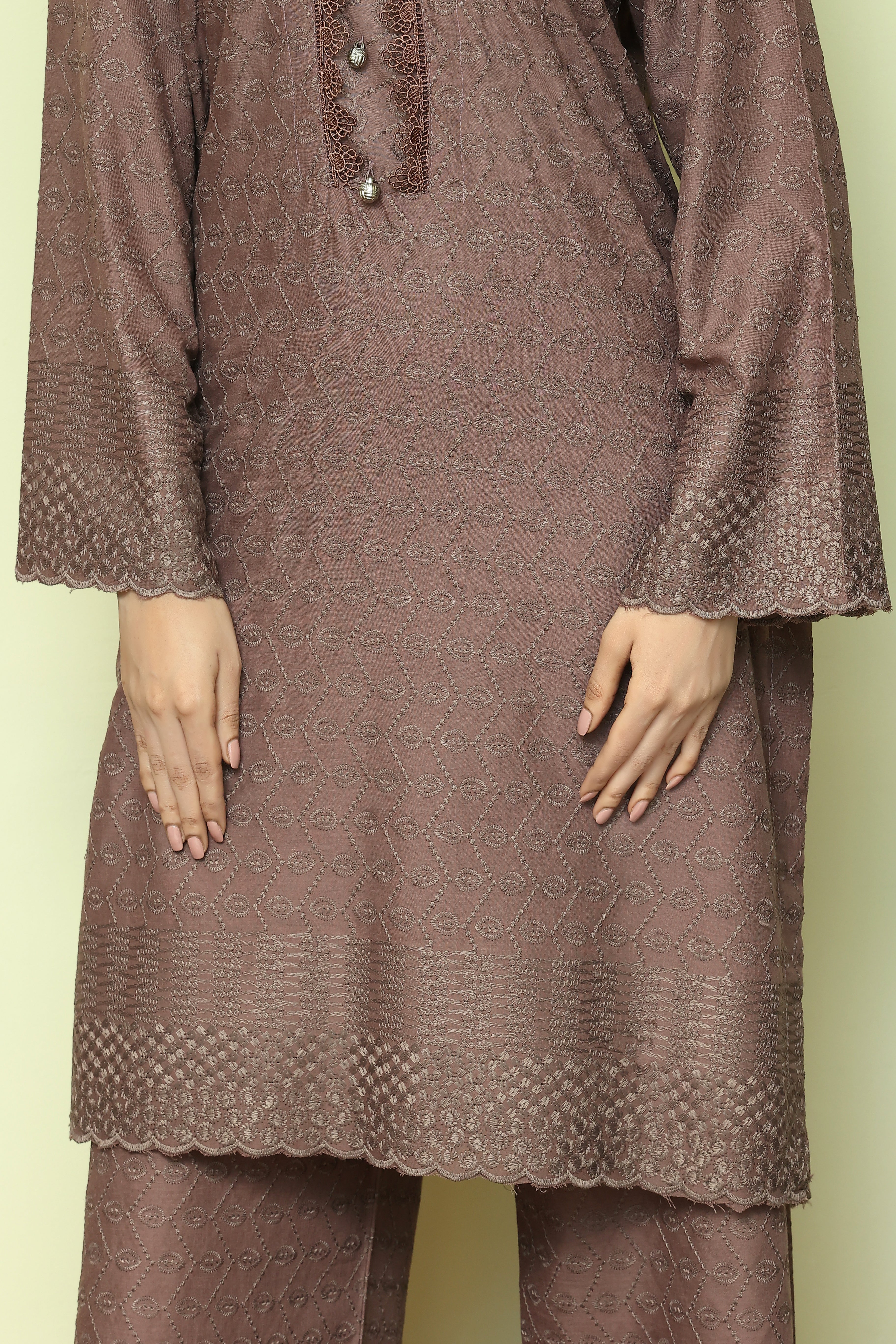 Premium Chikankari Ready-to-Wear 2pcs suit