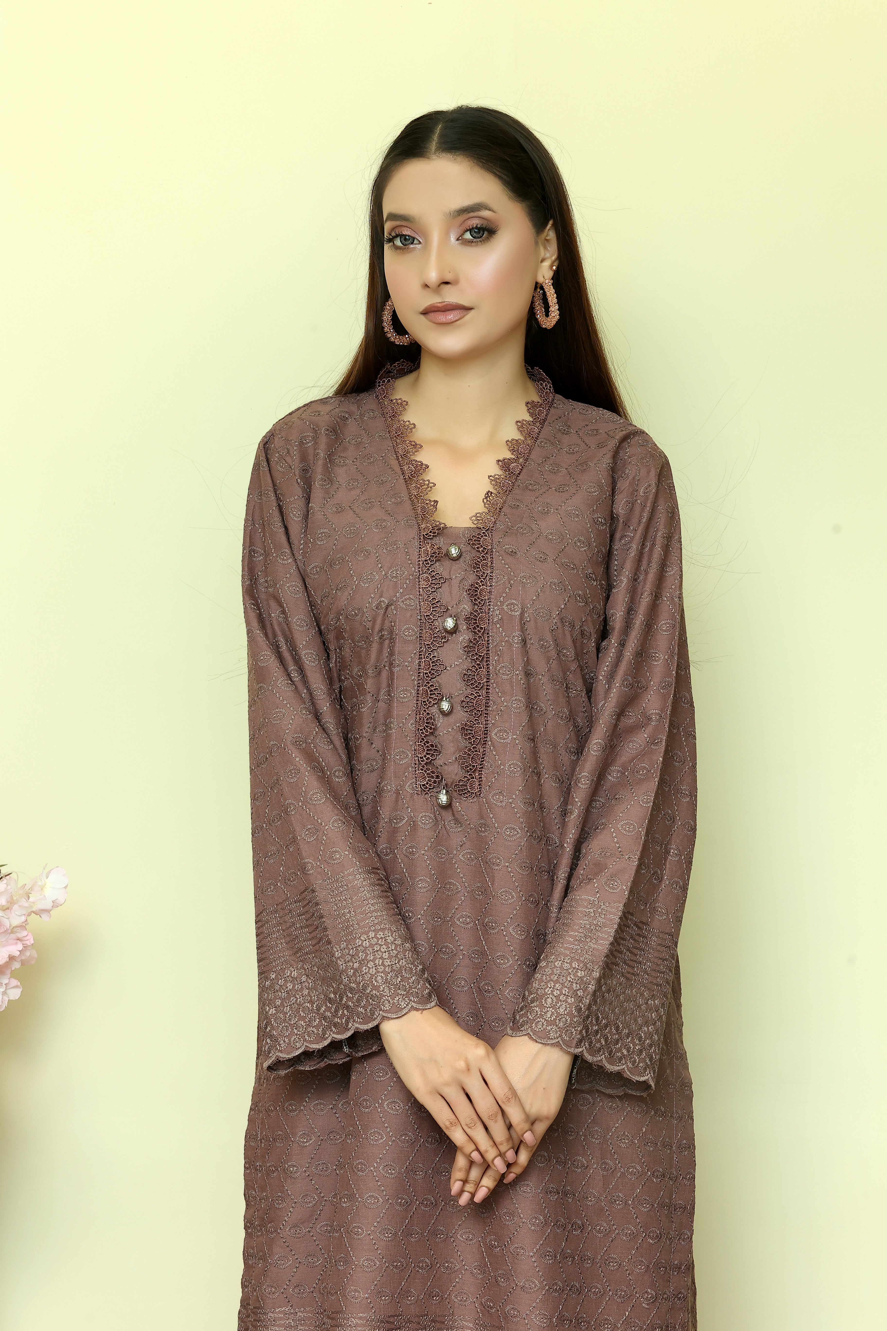 Premium Chikankari Ready-to-Wear 2pcs suit