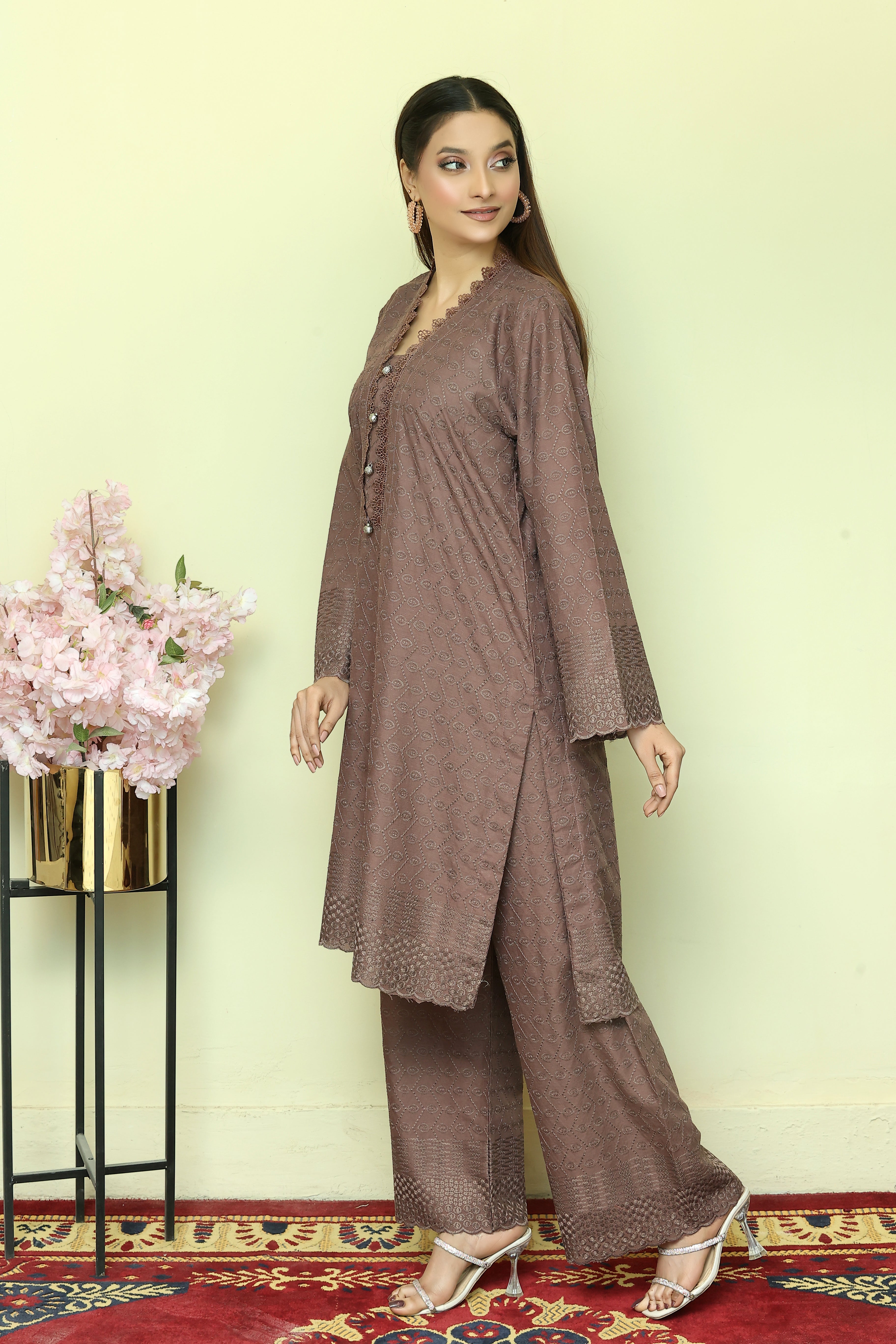 Premium Chikankari Ready-to-Wear 2pcs suit
