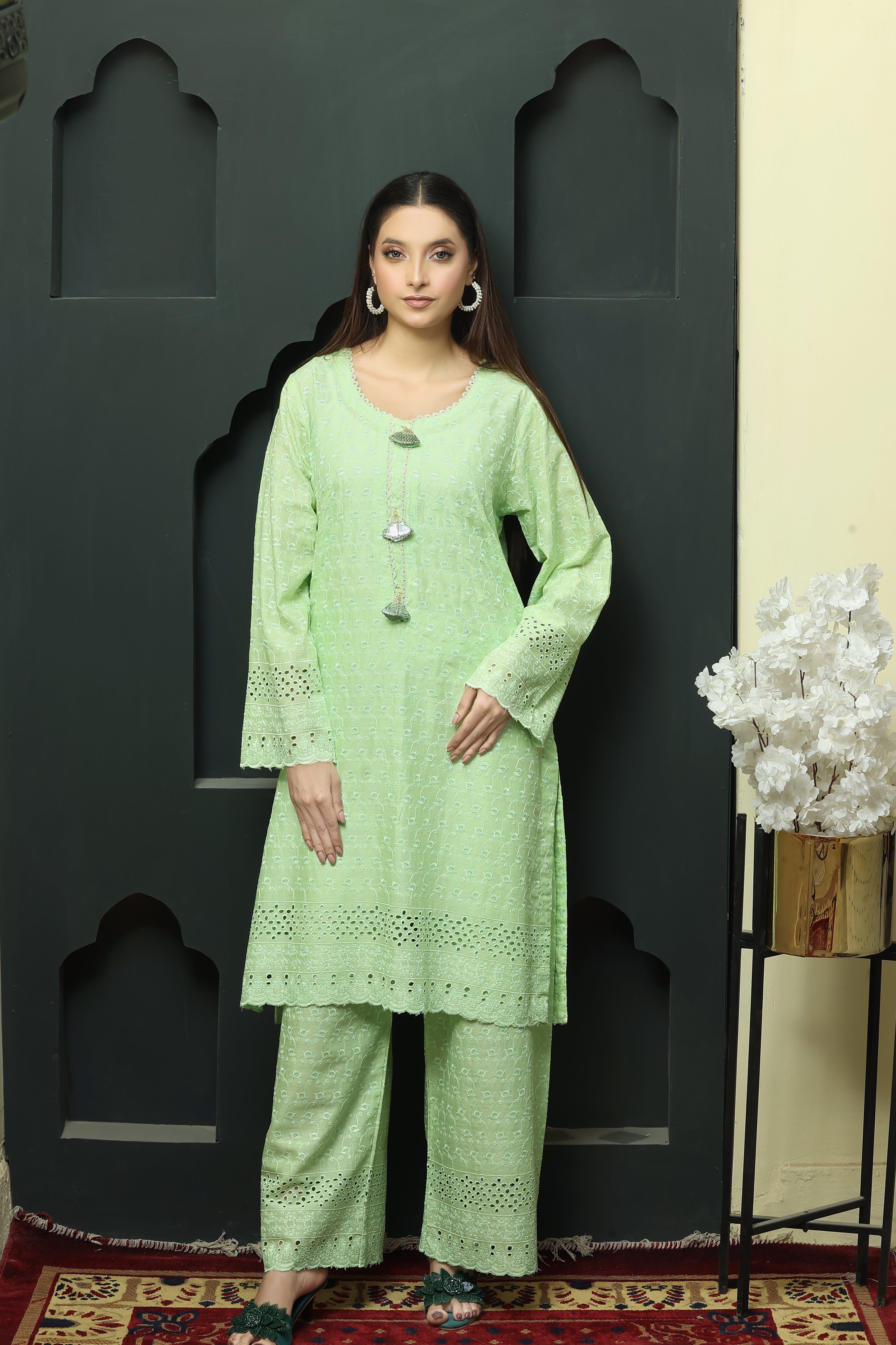 Premium Chikankari Ready-to-Wear 2pcs suit