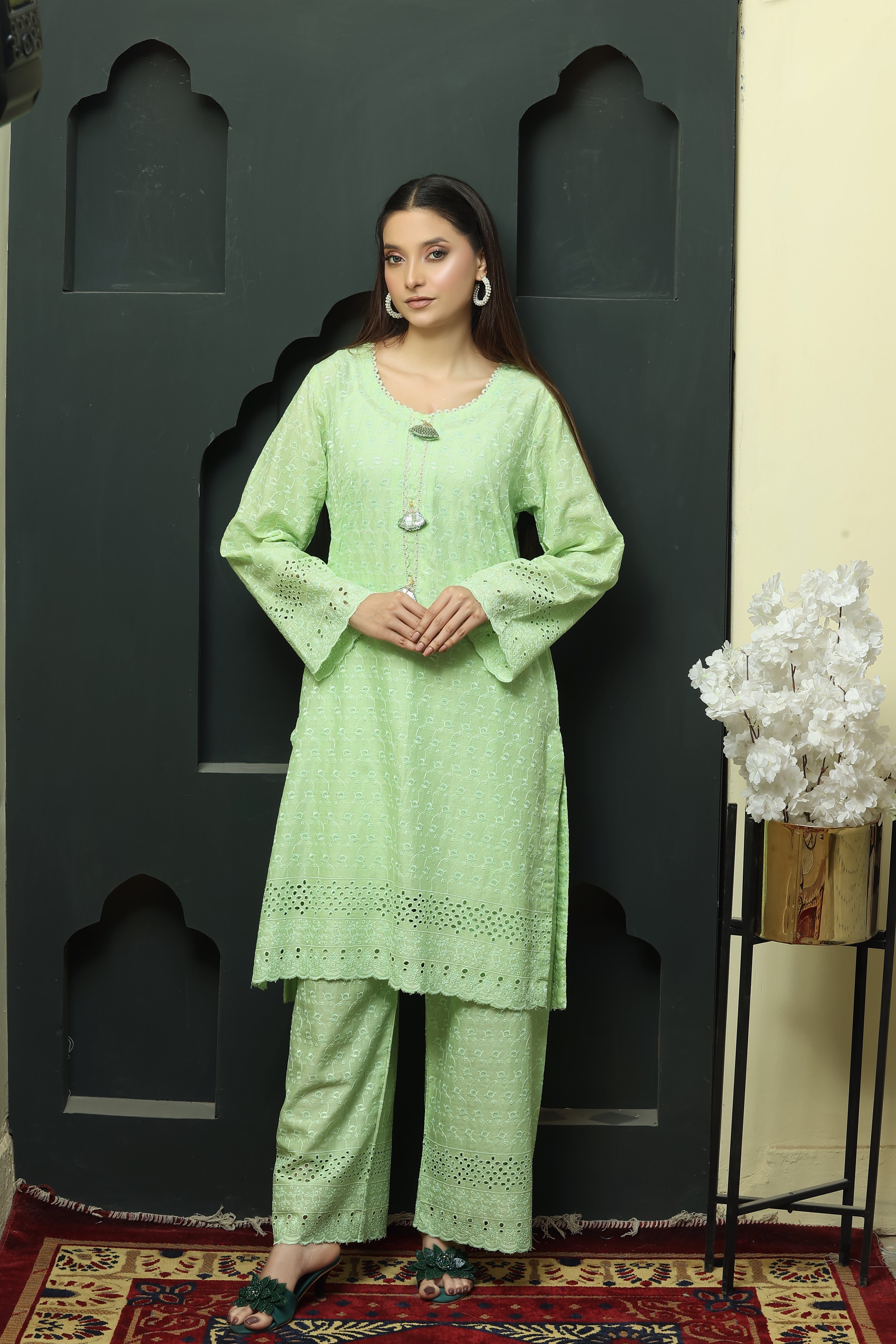 Premium Chikankari Ready-to-Wear 2pcs suit