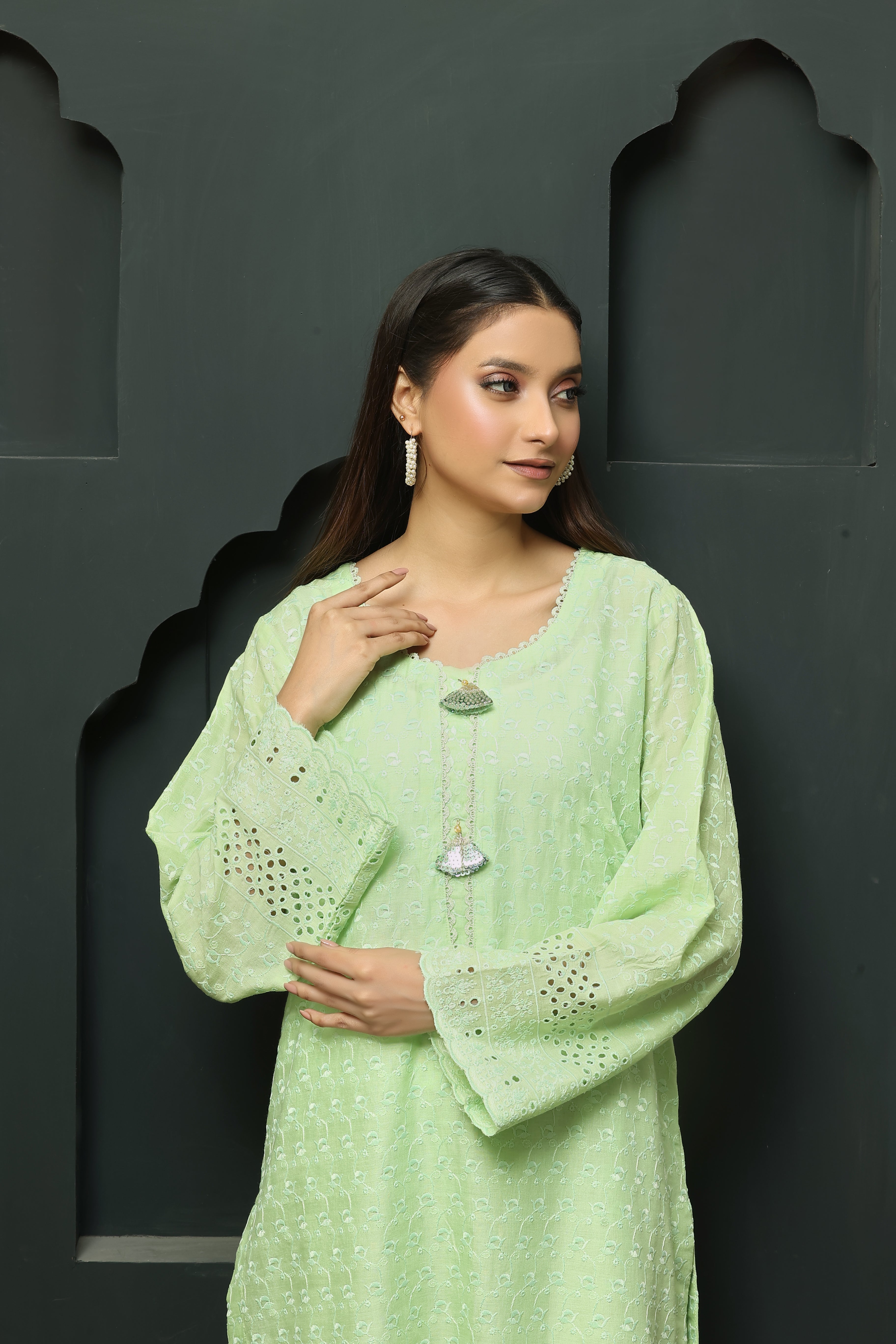 Premium Chikankari Ready-to-Wear 2pcs suit