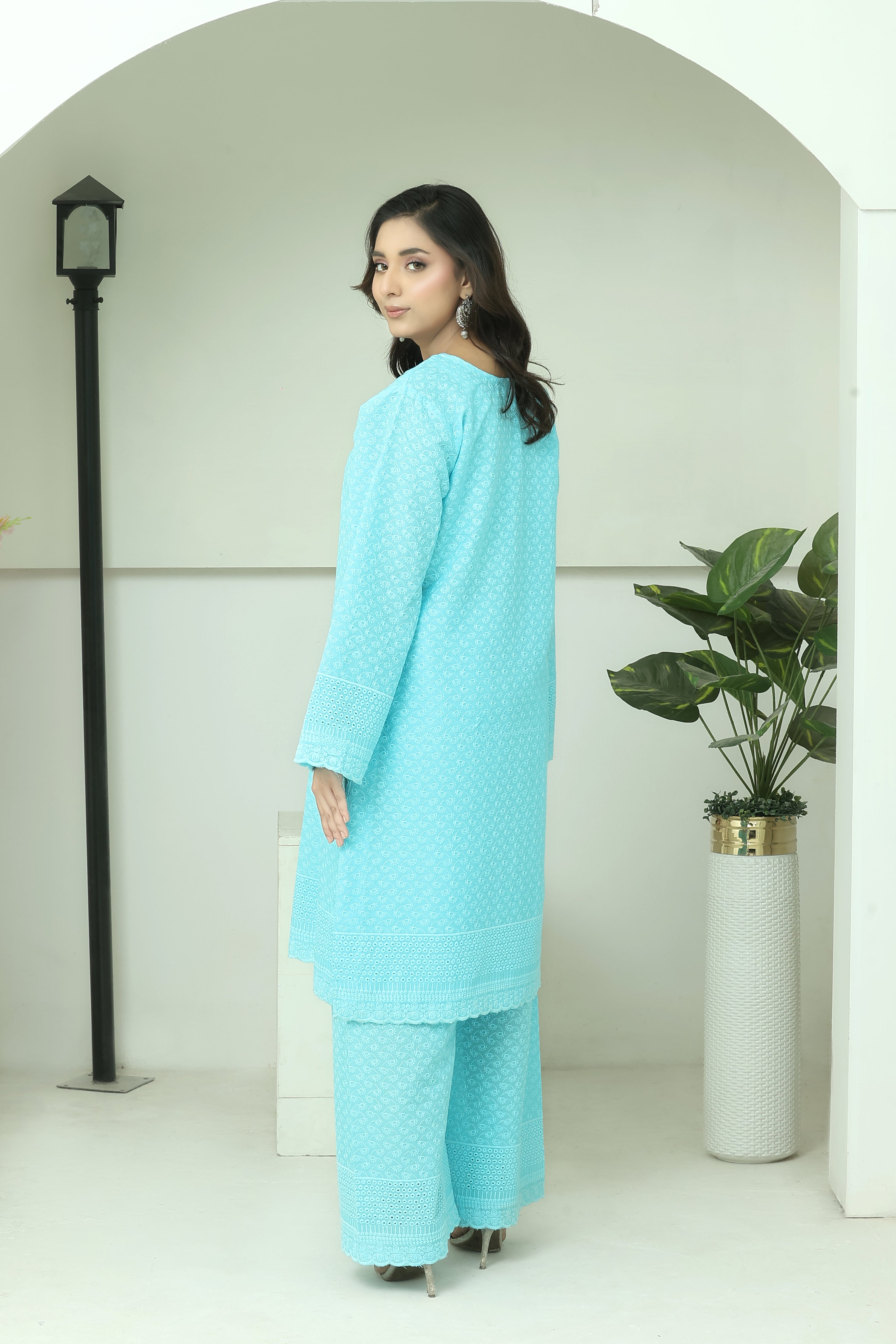 Premium Chikankari Ready-to-Wear 2pcs suit