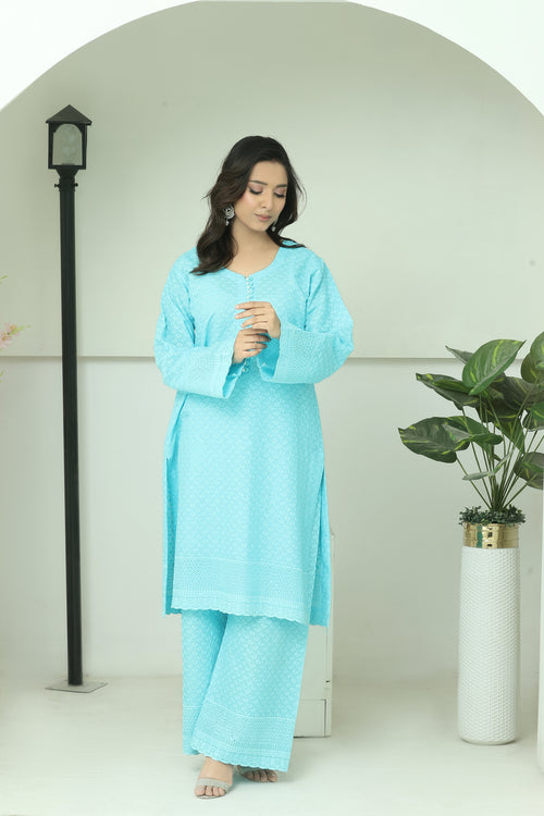 Firoza Premium Chikankari Ready-to-Wear 2pcs suit