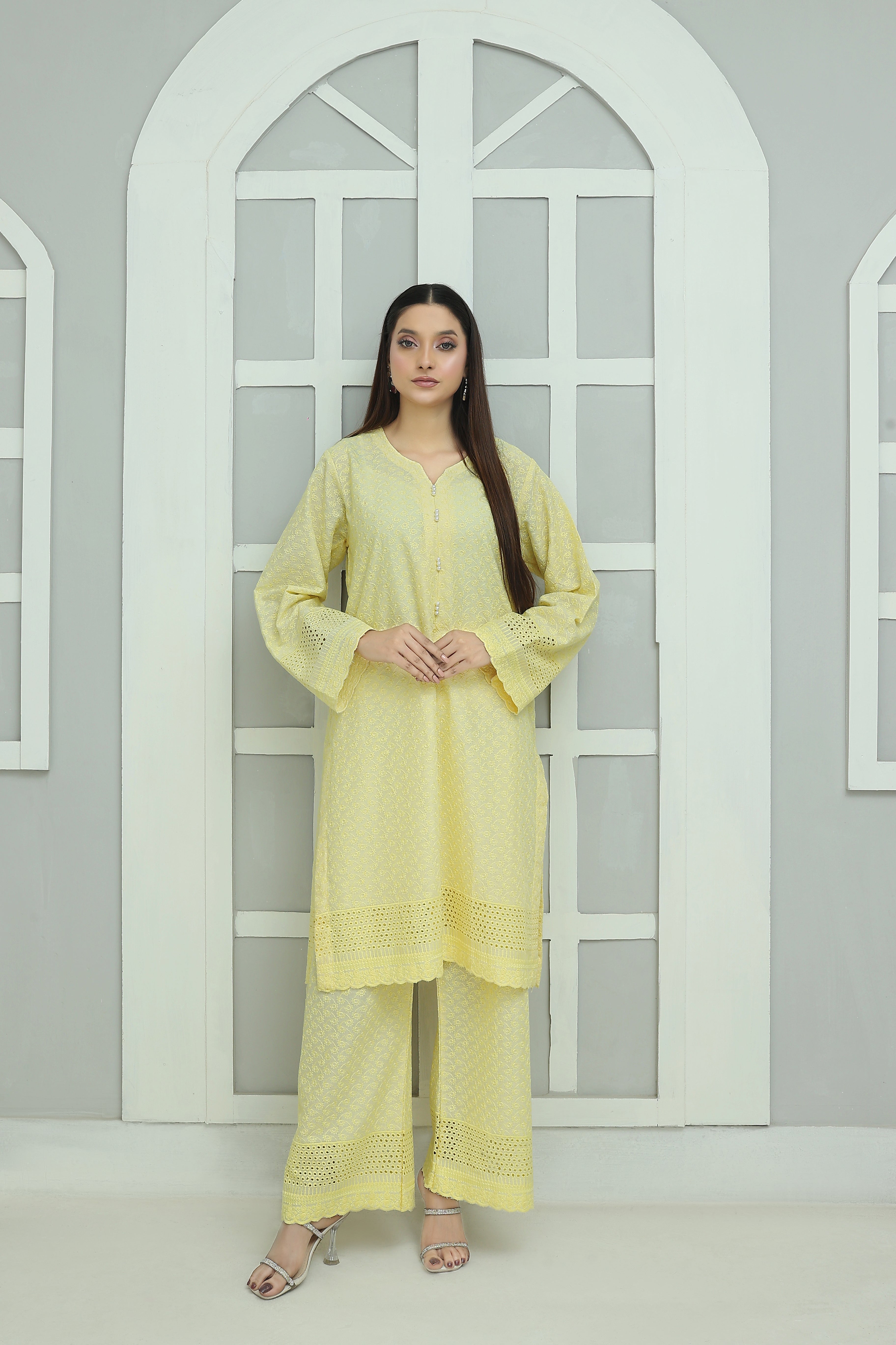 Premium Chikankari Ready-to-Wear 2pcs suit