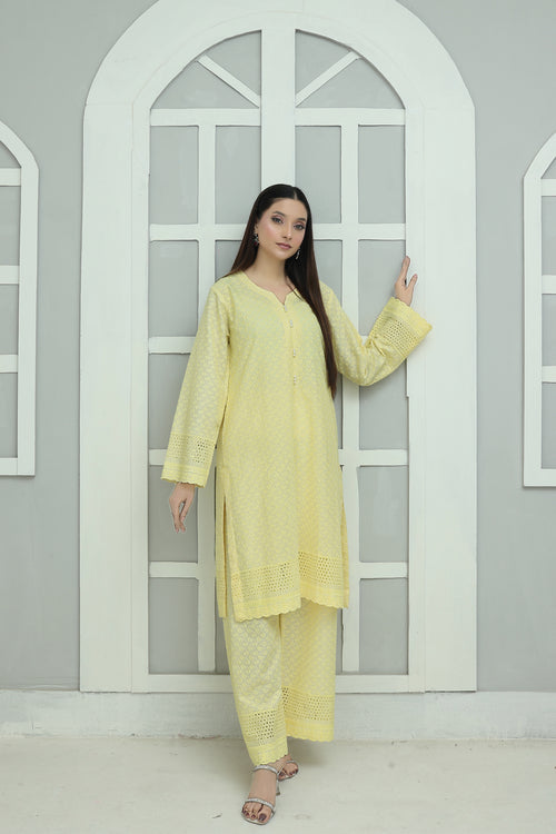 Citron Premium Chikankari Ready-to-Wear 2pcs suit