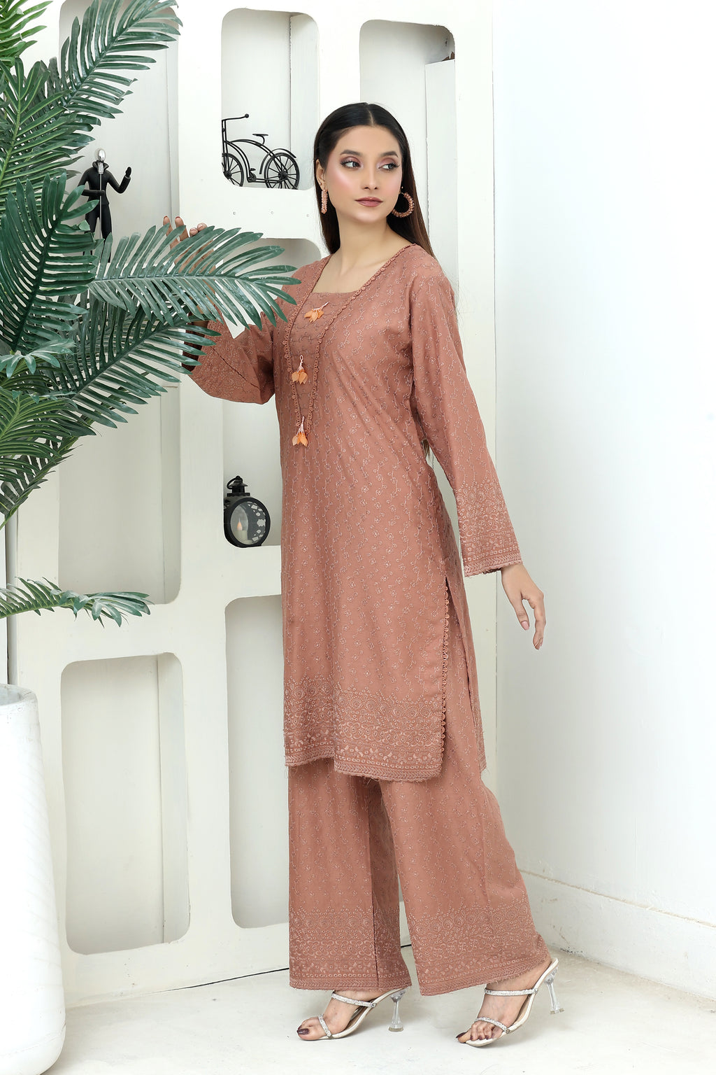 Premium Chikankari Ready-to-Wear 2pcs suit