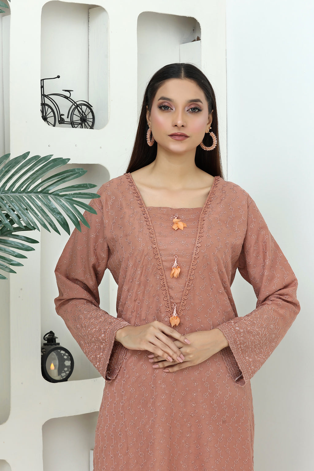 Premium Chikankari Ready-to-Wear 2pcs suit