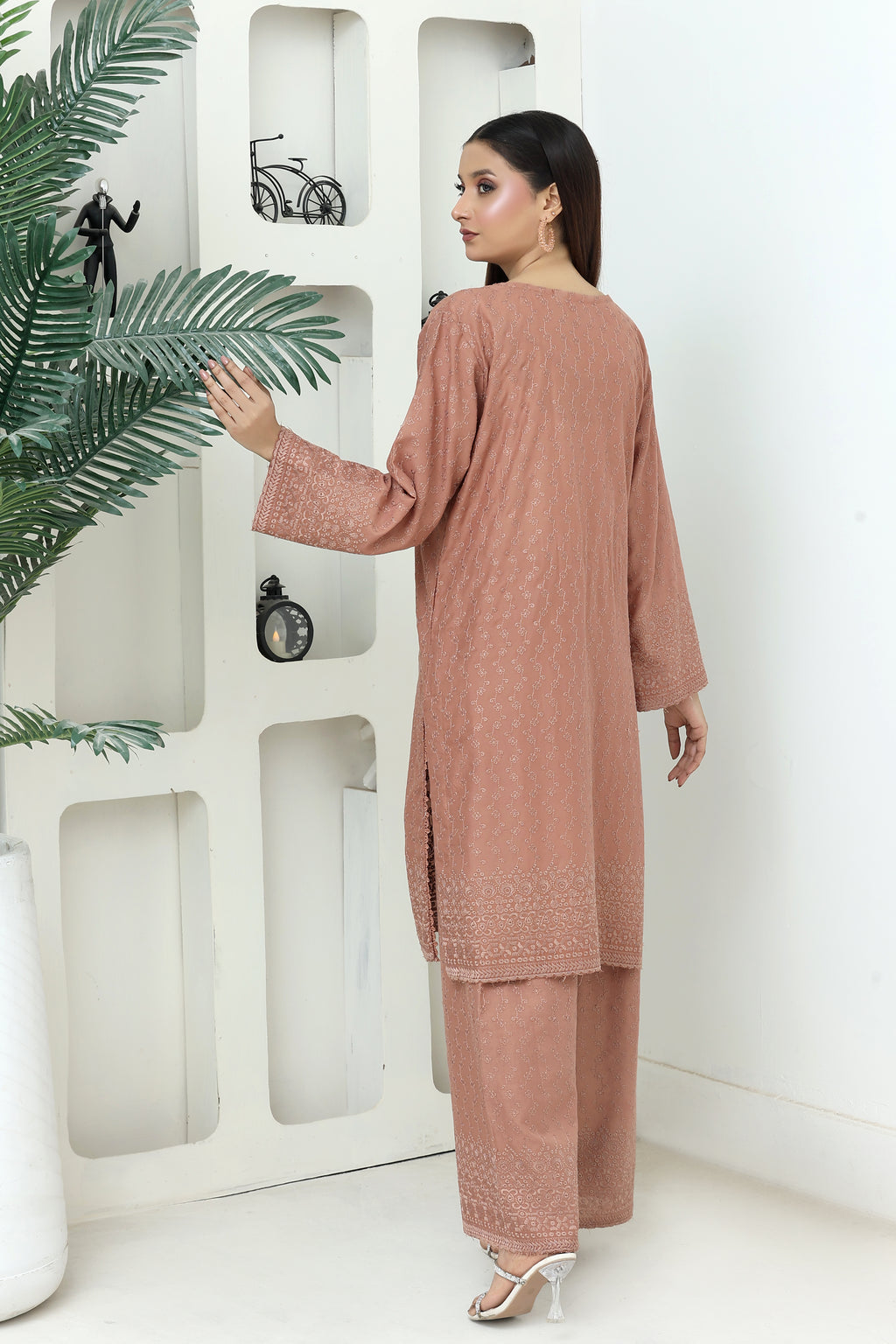 Premium Chikankari Ready-to-Wear 2pcs suit