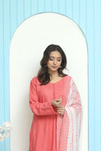 Marlowe Premium Chikankari Unstitched 3pcs suit