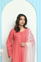 Marlowe Premium Chikankari Unstitched 3pcs suit