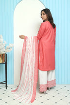 Marlowe Premium Chikankari Unstitched 3pcs suit