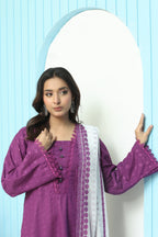 Premium Chikankari Unstitched 3pcs suit