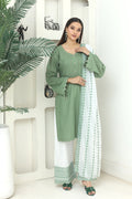 Oliva Premium Chikankari Unstitched 3pcs suit