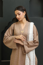 Zehra Premium Chikankari Unstitched 3pcs suit