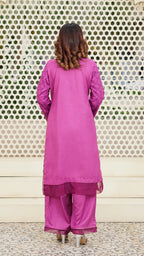 Sosan – Premium Embroidered Stitched Dhanak 3 Piece Suit | The Festive Pret