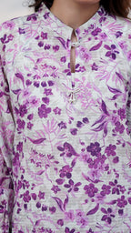 Orchid Muse – 2 Piece Printed Co-ord Set | The Western Edit