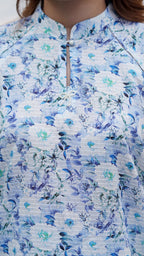 Azure Garden – 2 Piece Printed Co-ord Set | The Western Edit