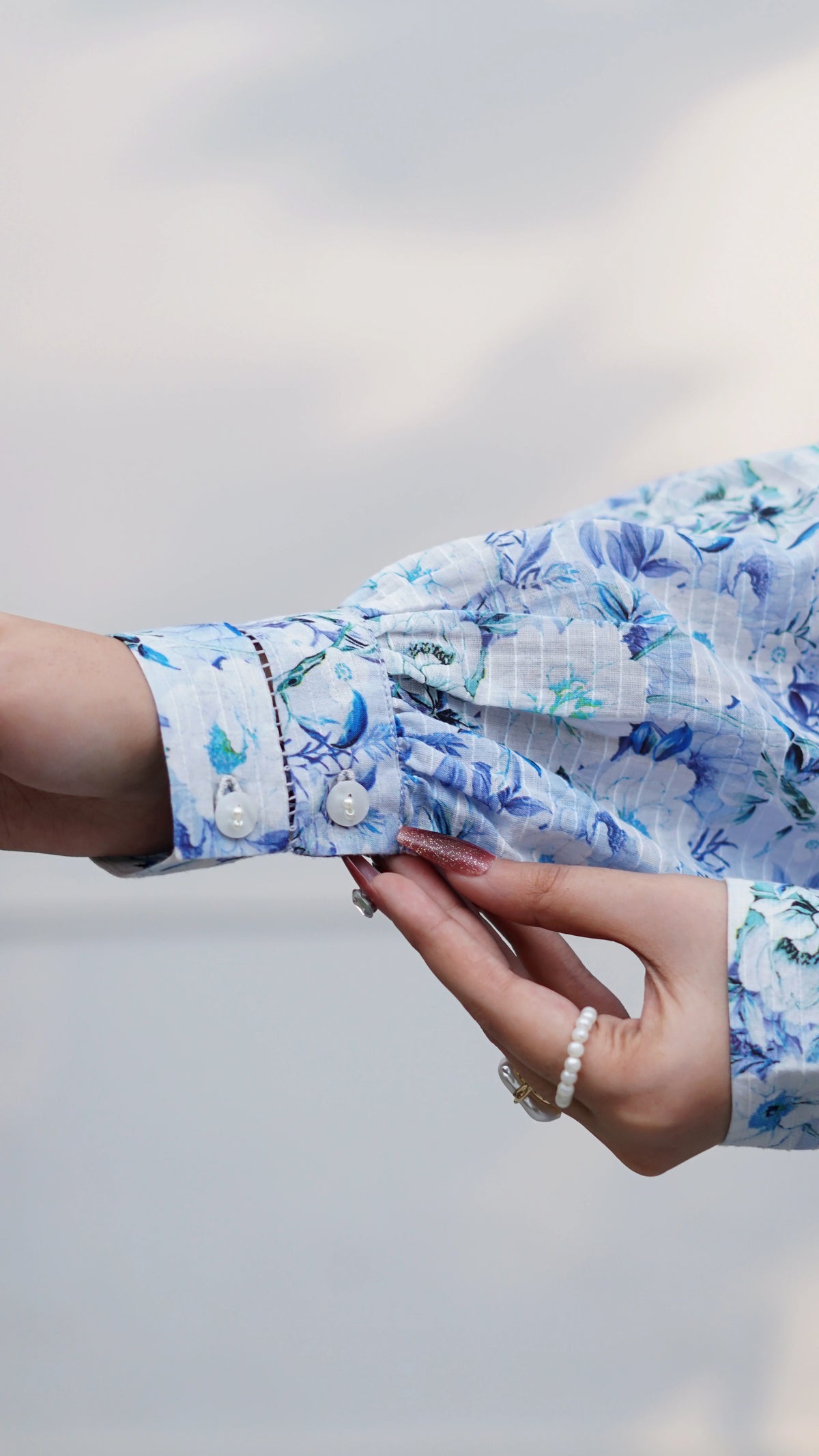 Azure Garden – 2 Piece Printed Co-ord Set | The Western Edit
