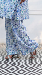 Azure Garden – 2 Piece Printed Co-ord Set | The Western Edit