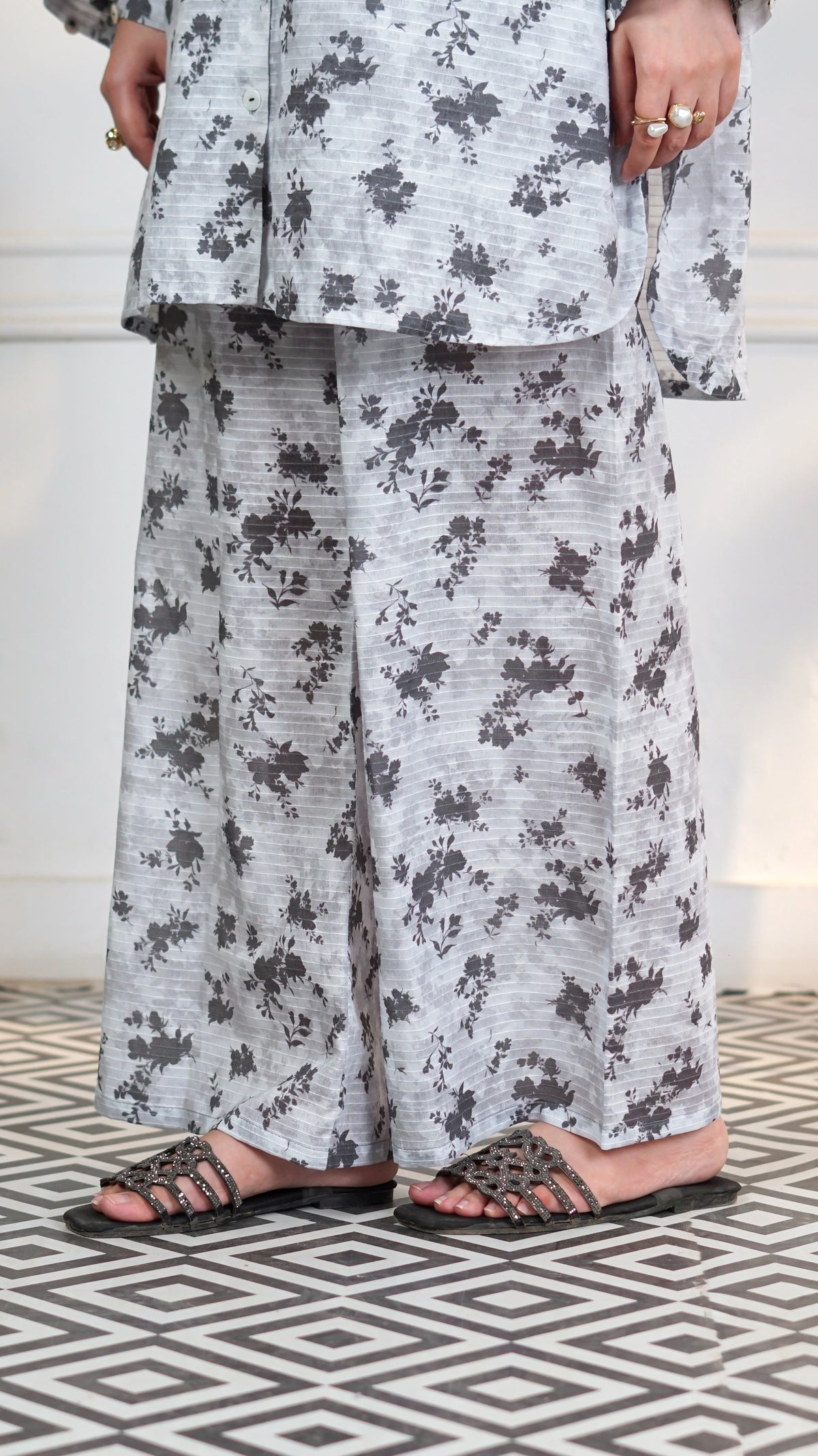 Misty Petal – 2 Piece Printed Co-ord Set | The Western Edit