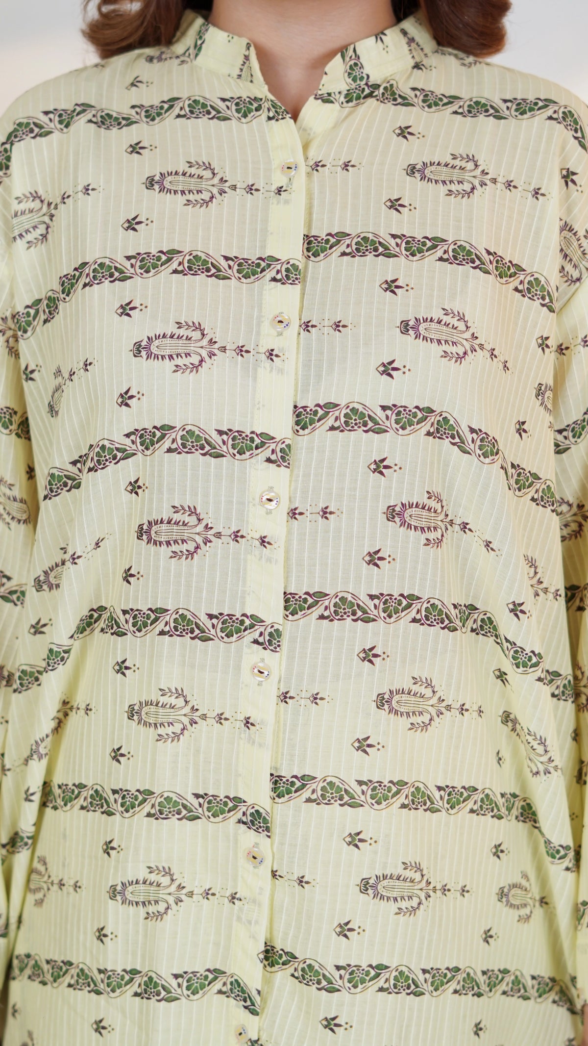 Lemon Heritage – 2 Piece Printed Co-ord Set | The Western Edit