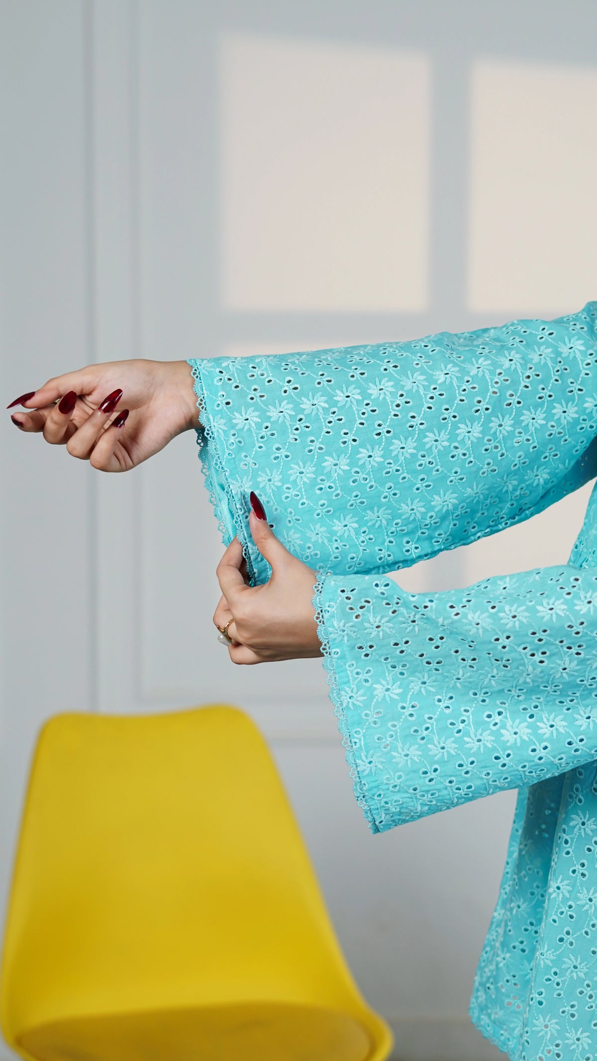 Aqua Grace Wrap Top | The Western Edit
