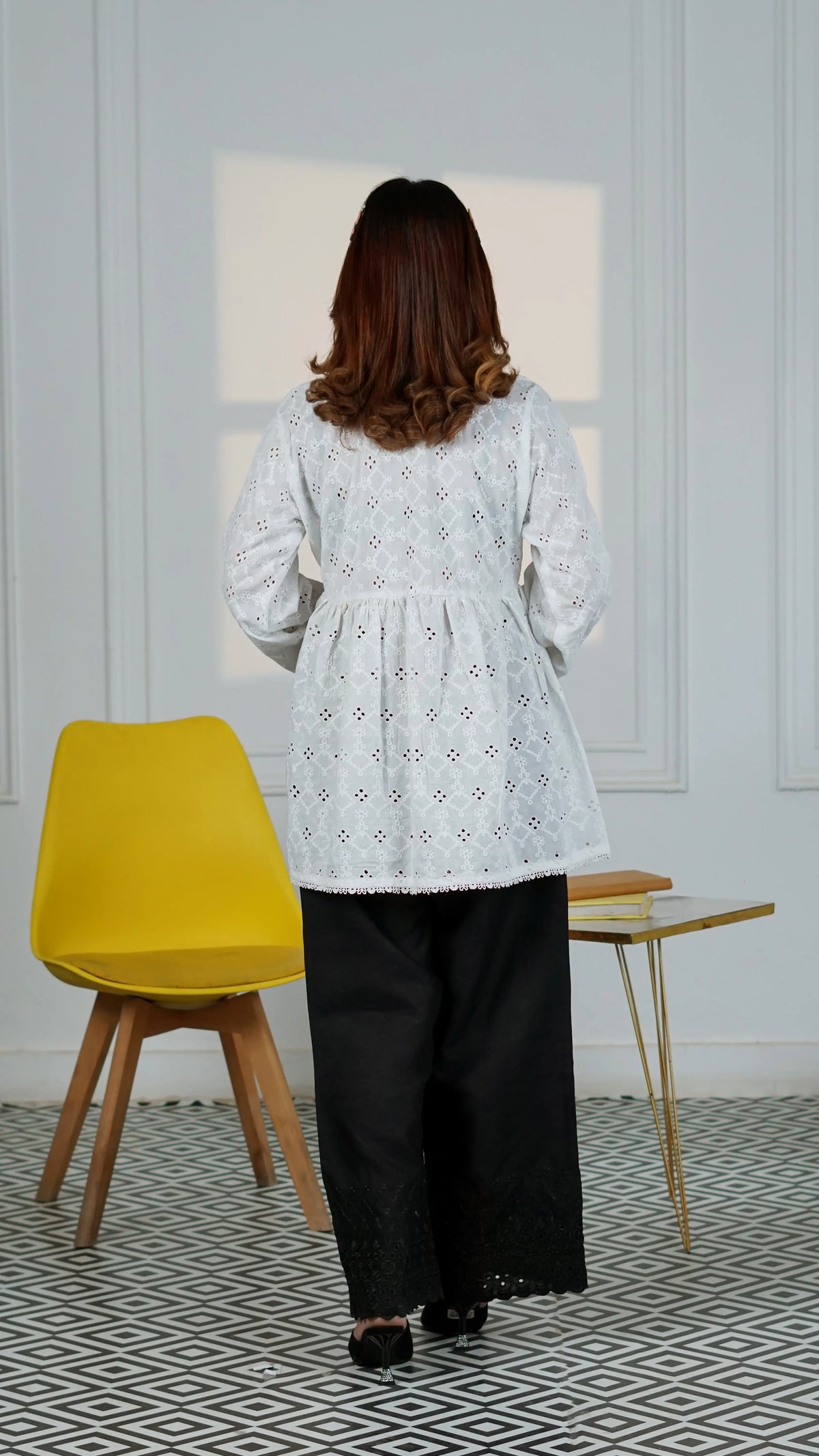 Snowdrop Eyelet Wrap Top | The Western Edit