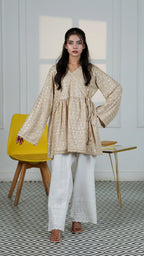 Desert Rose Eyelet Wrap Top | The Western Edit